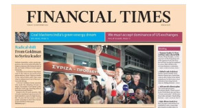 Πρωτοσέλιδο στους FT η...μεταπήδηση Κασσελάκη απ'τη Goldman Sachs στον ΣΥΡΙΖΑ