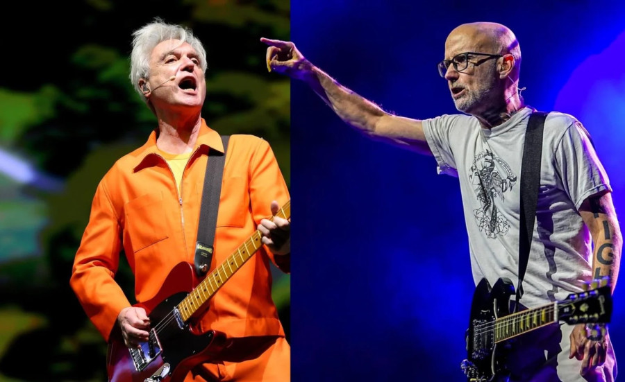 Οι «παλιοί» έδειξαν πώς γίνεται: David Byrne και Moby ταρακούνησαν το Coachella