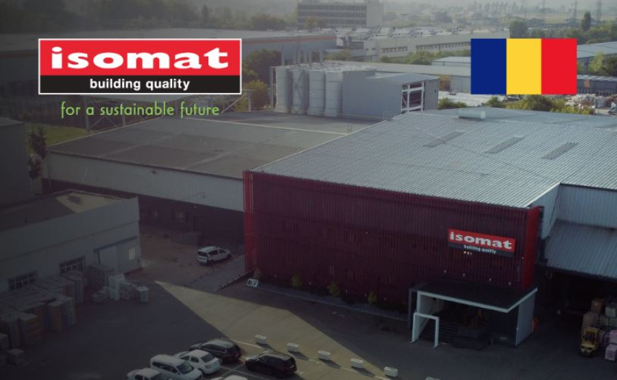 ISOMAT: Σε λειτουργία η νέα γραμμή παραγωγής κονιαμάτων στη Ρουμανία