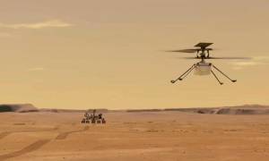 Το ιστορικό... ελικοπτεράκι της NASA πάνω από τον Άρη (video)