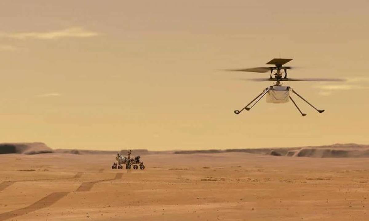 Το ιστορικό... ελικοπτεράκι της NASA πάνω από τον Άρη (video)