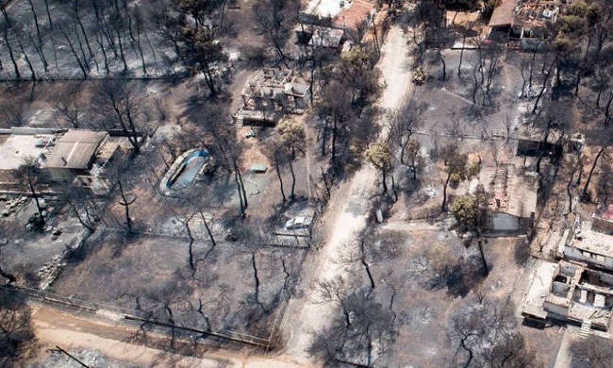 Αστεροσκοπείο Αθηνών: Περίπου 12.600 καμένα στρέμματα στην Ανατολική Αττική