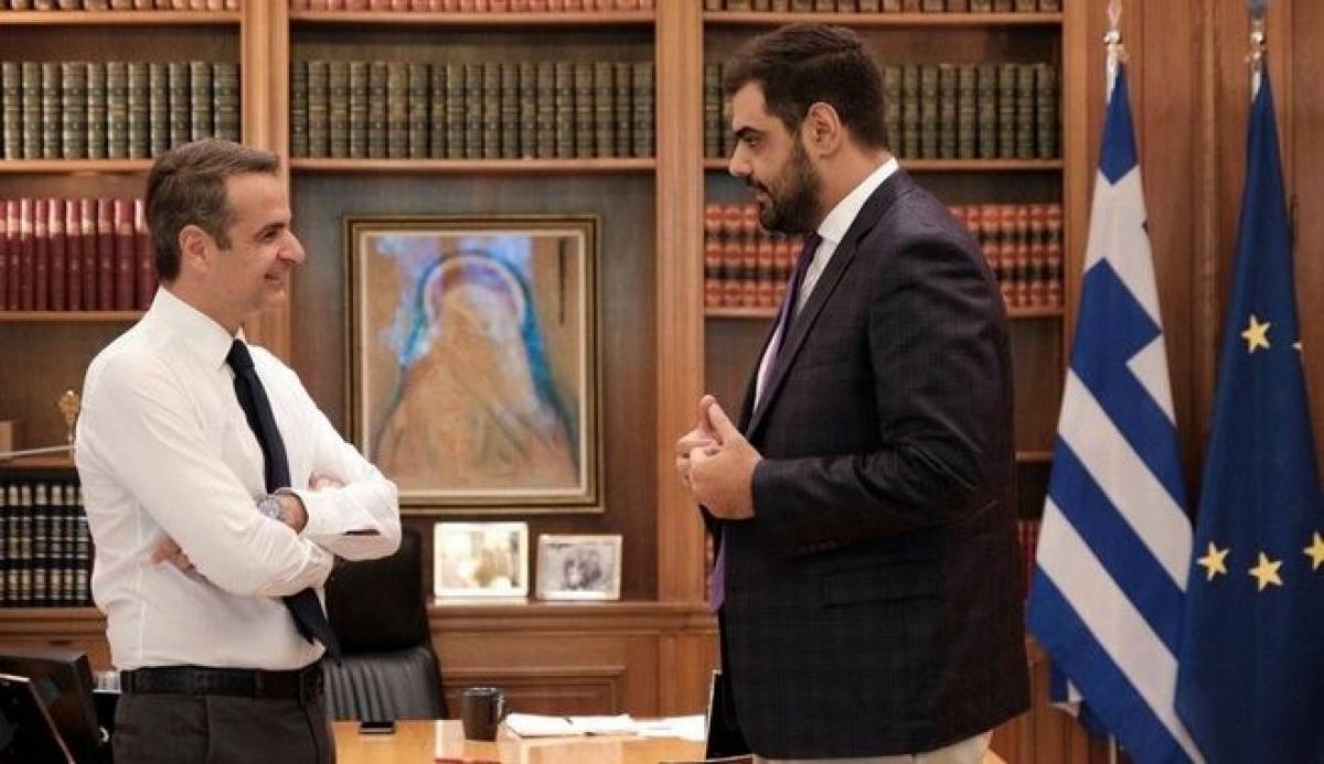 Με τον νέο πρόεδρο της ΟΝΝΕΔ συναντήθηκε ο Μητσοτάκης