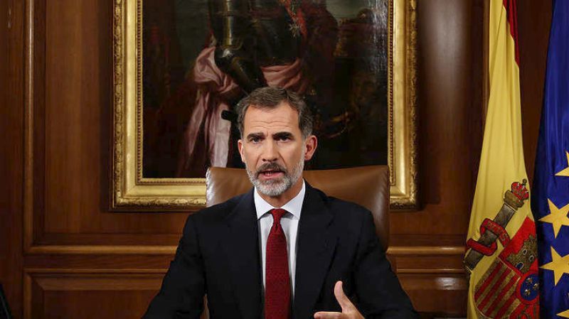 Βασιλιάς Ισπανίας: Το δημοψήφισμα της Καταλονίας είναι παράνομο