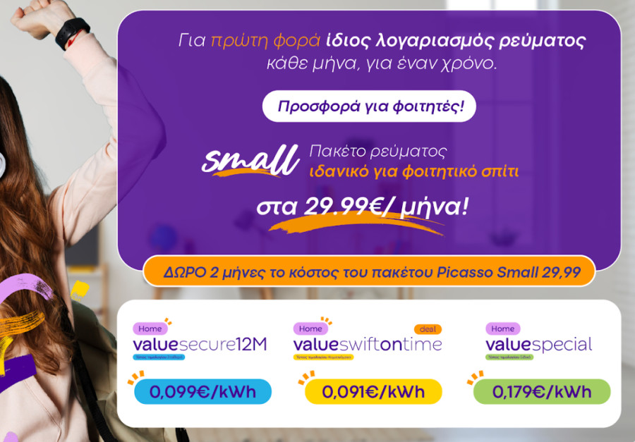 Οι θερμοκρασίες ανεβαίνουν ο λογαριασμός σου μένει ο ίδιος με το Protergia Picasso
