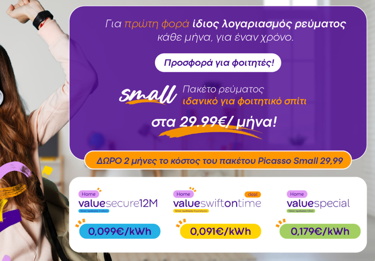 Οι θερμοκρασίες ανεβαίνουν ο λογαριασμός σου μένει ο ίδιος με το Protergia Picasso