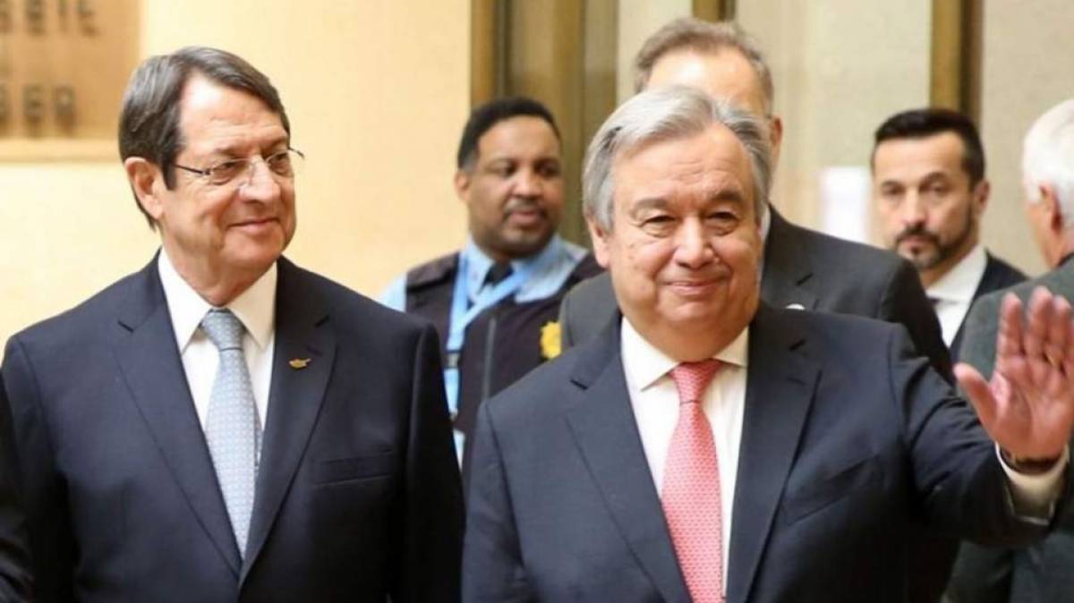 Κυπριακό: Επιστολή Γκουτέρες σε Αναστασιάδη για επανέναρξη των συνομιλιών