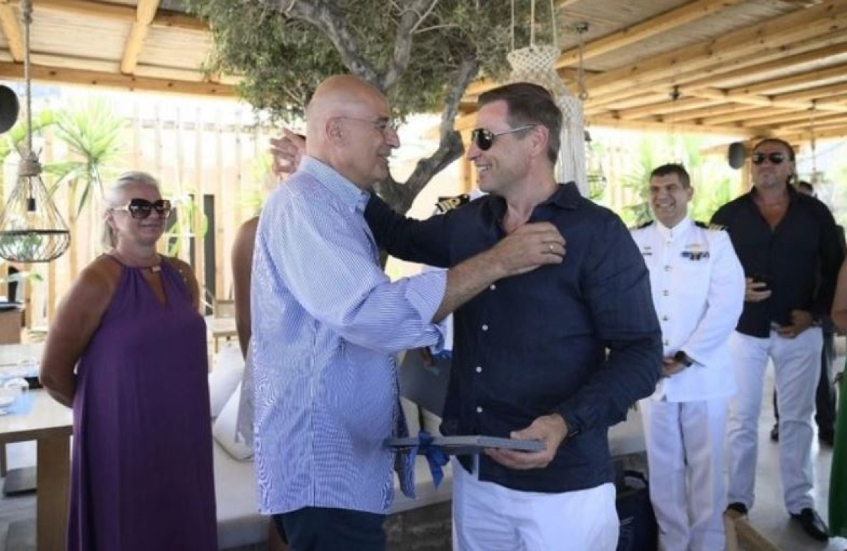 Συνάντηση Δένδια με τον Εσθονό ομόλογό του στην Κρήτη