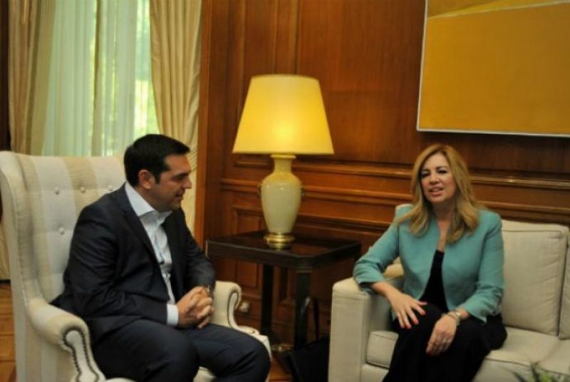 Συνάντηση με τη Φ.Γεννηματά θα έχει αύριο ο Πρωθυπούργος