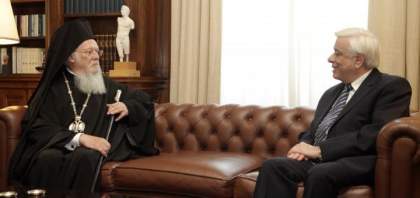 Συναντήσεις Παυλόπουλου με Βαρθολομαίο - Ερντογάν