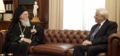 Συναντήσεις Παυλόπουλου με Βαρθολομαίο - Ερντογάν