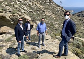 ΑΔΜΗΕ:Επίσκεψη εργασίας στην Τήνο για την κατασκευή Υποσταθμού Υψηλής Τάσης