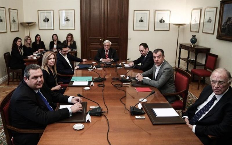 Συμβούλιο πολιτικών αρχηγών: Ολοκληρώθηκε η συνάντηση-Αποφάσισαν ότι διαφωνούν