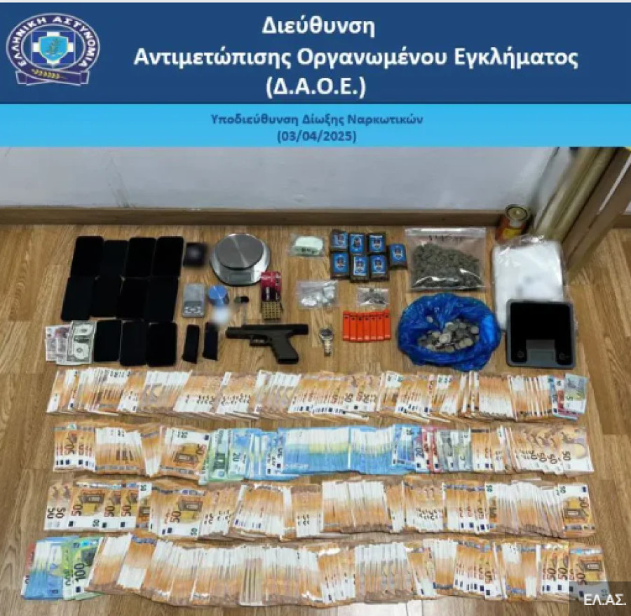 Έξι συλλήψεις για διακίνηση ναρκωτικών στην Αττική