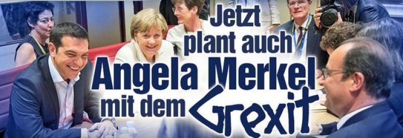 Και η Μέρκελ σχεδιάζει Grexit,υποστηρίζει η Bild