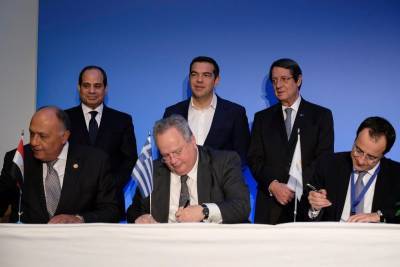 Οι συμφωνίες που υπογράφηκαν στην τριμερή Ελλάδας- Κύπρου- Αιγύπτου