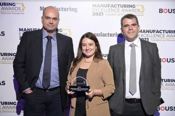 Διάκριση για την Schneider Electric στα Manufacturing Excellence Awards 2021