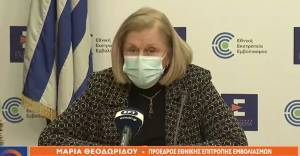 Θεοδωρίδου: «Σταθερά και με εμπιστοσύνη» ο εμβολιασμός με AstraZeneca
