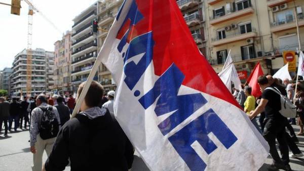 Συλλαλητήριο του ΠΑΜΕ ενόψει ΔΕΘ