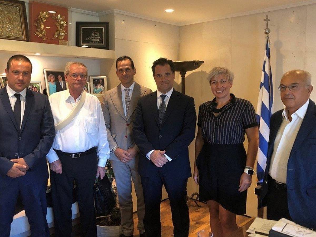 Συνάντηση Γεωργιάδη με τον Σύνδεσμο Επιχειρήσεων Μαρμάρου