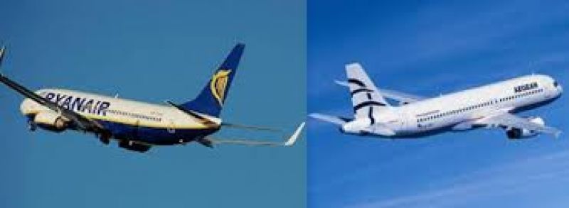Mάχη στους... αιθέρες από την απόφαση της Ryanair να εισχωρήσει στην Ελληνική αγορά