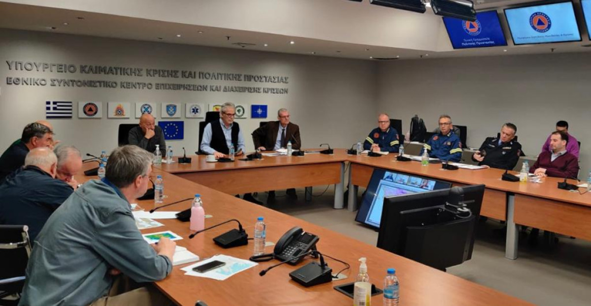 Σε επιφυλακή ο κρατικός μηχανισμός για την κακοκαιρία- Ευρεία σύσκεψη