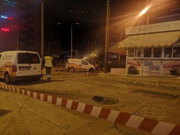 Διαρροή αερίου σε βανοστάσιο της ΕΔΑ στην Καλλιθέα