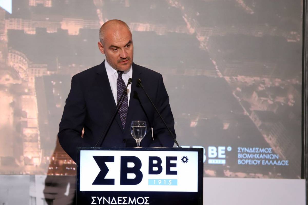 Σχοινάς, Πιερρακάκης και Γεωργιάδης στη ΓΣ του ΣΒΕ