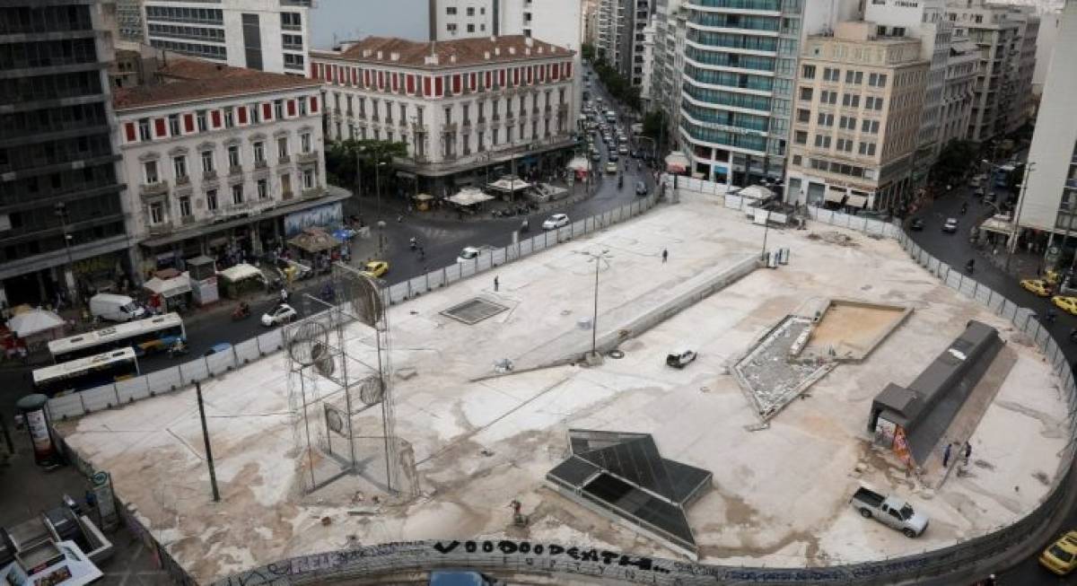 Εντός Φεβρουαρίου θα παραδοθεί στους Αθηναίους η πλατεία Ομονοίας