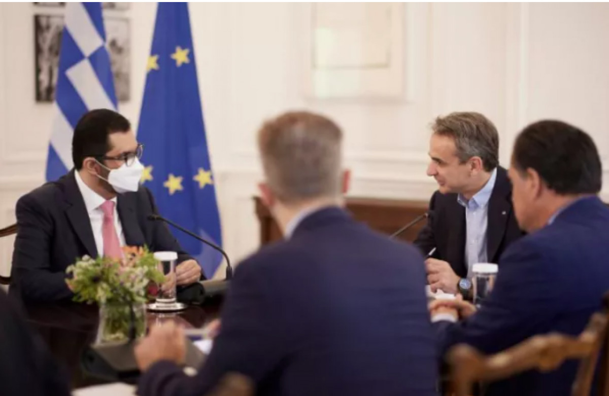 Άρωμα...επενδύσεων στη συνάντηση Μητσοτάκη με τον υπουργό Βιομηχανίας των ΗΑΕ