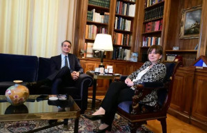 Τελευταία συνάντηση Μητσοτάκη-Σακελλαροπούλου: Έχετε αφήσει διακριτό αποτύπωμα τόνισε ο πρωθυπουργός