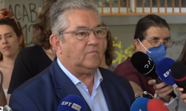 Στη Νέα Ιωνία ψήφισε ο Δημήτρης Κουτσούμπας