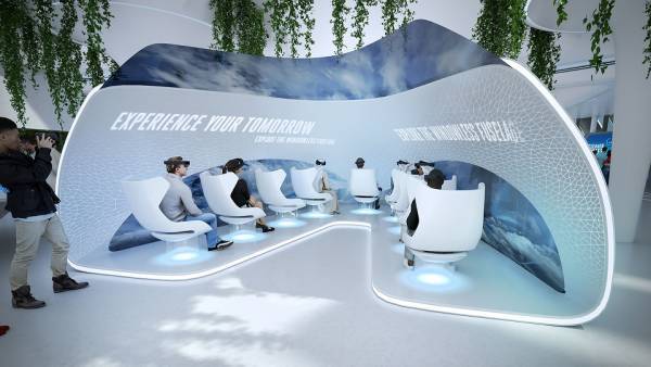 Emirates: Το περίπτερο στην Παγκόσμια Έκθεση Expo 2020 στο Ντουμπάι