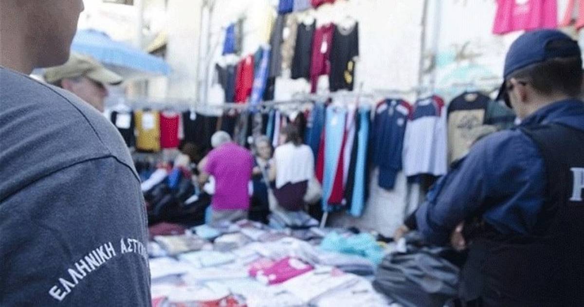 Παρεμπόριο: Πρόστιμα 22.900 ευρώ σε εβδομαδιαία βάση