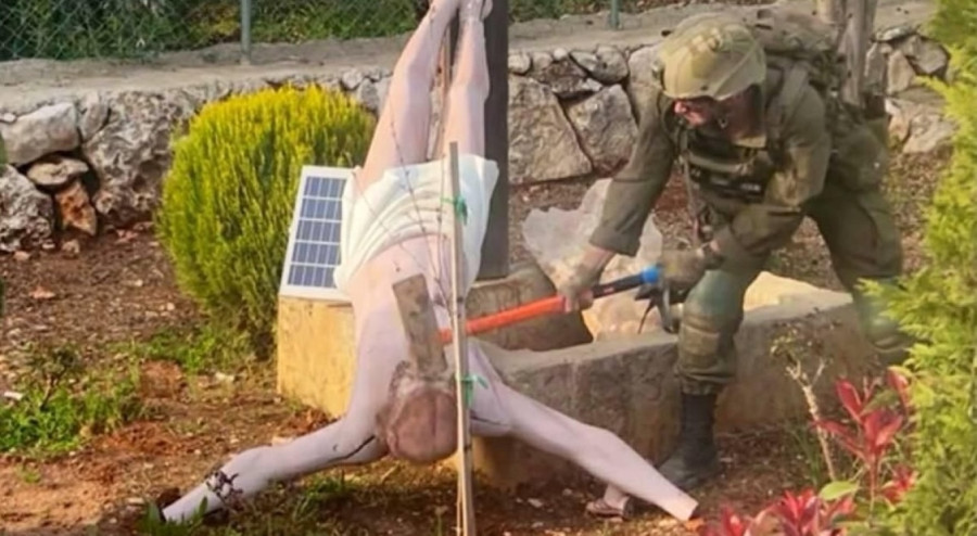 «Συγγνώμη» από το Ισραήλ για τη βεβήλωση αγάλματος του Ιησού στον Λίβανο