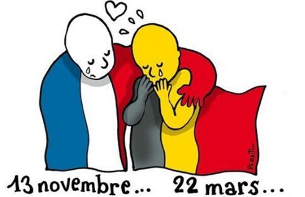 Εκρήξεις Βρυξέλλες: Το συγκλονιστικό σκίτσο για το αιματηρό χτύπημα