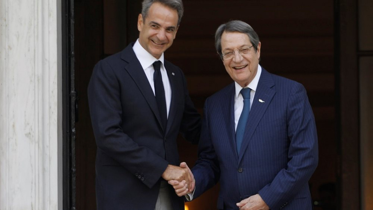 Μητσοτάκης: Στις ακρότητες της Τουρκίας απαντάμε με σταθερότητα-Συνάντηση με Αναστασιάδη