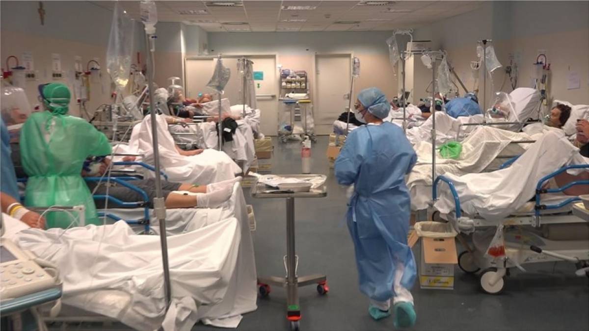 Ρεπορτάζ- σοκ του Skynews από νοσοκομείο στο Μπέργκαμο (video)