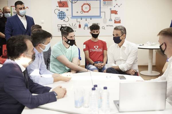 Στο εργαστήριο πολυμέσων Xanthi TechLab ο Μητσοτάκης-Τι δήλωσε