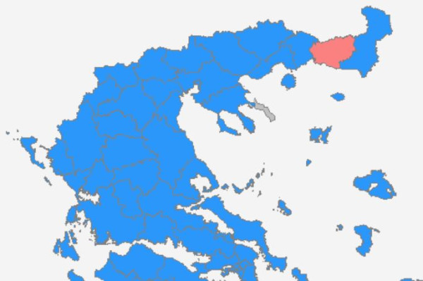 ΣΥΡΙΖΑ: Ξανακέρδισε τη Ροδόπη-Ροζ «πινελιά» στη μονοχρωμία του μπλε χάρτη