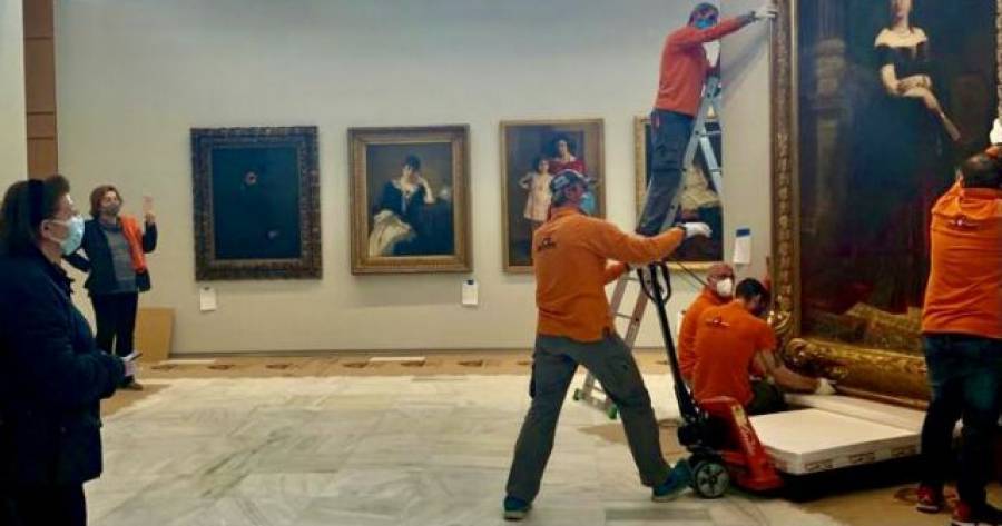 Στην ανακαινισμένη Εθνική Πινακοθήκη ο Κυριάκος Μητσοτάκης (video)