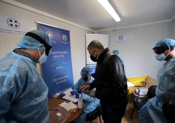 Εκατοντάδες rapid tests σε Πεδίο του Άρεως και Πάρκο Τρίτση