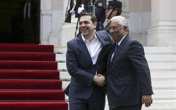 Σε εξέλιξη η συνάντηση Τσίπρα με τον Πορτογάλο πρωθυπουργό