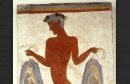 Η διάσημη τοιχογραφία του «Ψαρά» εκτίθεται στη Θήρα