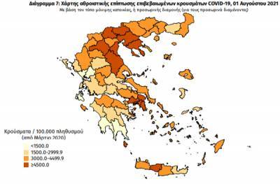 Διασπορά κρουσμάτων: Τριψήφιοι αριθμοί σε Αττική και Θεσσαλονίκη