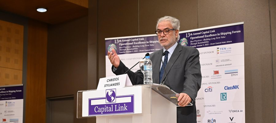 Στυλιανίδης: Κρίσιμος ο ελληνόκτητος στόλος για τις ευρωπαϊκές ενεργειακές ανάγκες