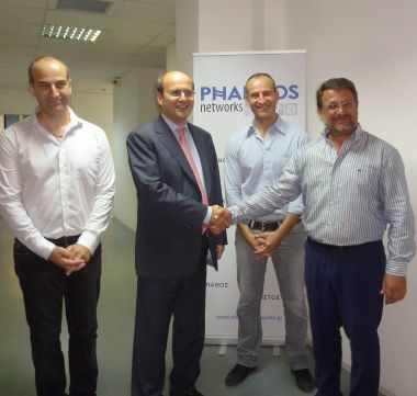 O Κωστής Χατζηδάκης στα γραφεία της Phaistos Networks