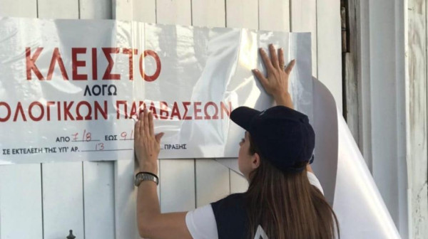 ΑΑΔΕ: 48ωρο λουκέτο σε γνωστό νυχτερινό κέντρο για μη έκδοση αποδείξεων €4.560