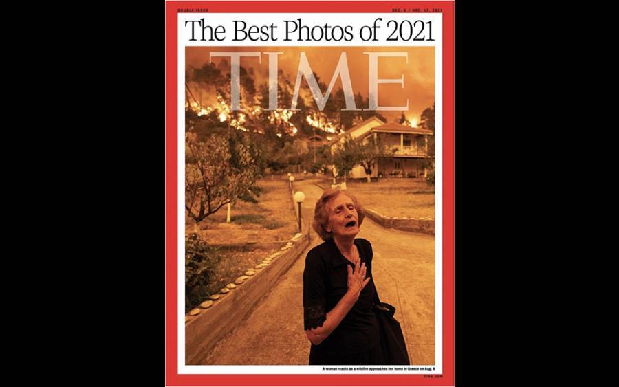 Time: Η «κραυγή» της Εύβοιας στις κορυφαίες φωτογραφίες του 2021