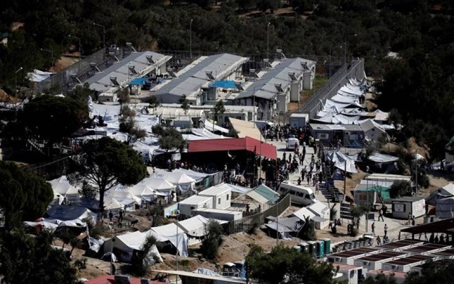 Κινητοποίηση στο ΚΥΤ Μόριας για ηλεκτρικό ρεύμα